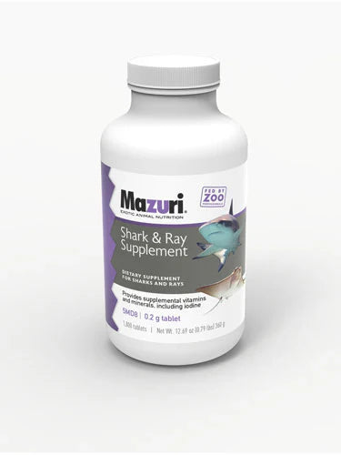Mazuri Shark & Ray Supplement 0.2g 5MD8 - 1 Bottle