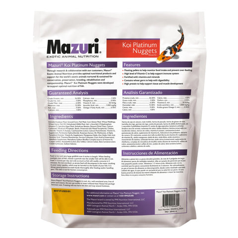 Mazuri Koi Platinum Nuggets 5EE4 - 3.5lb