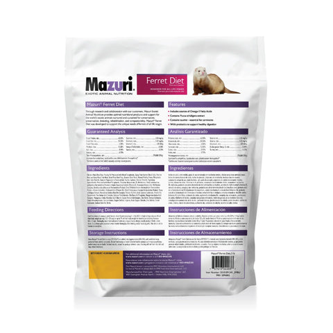 Mazuri Ferret Diet 5MBU - 25lb
