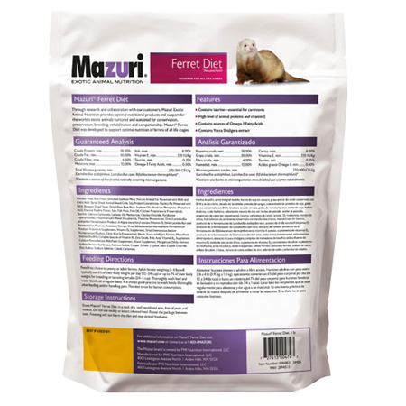 Mazuri Ferret Diet 5 lb 5M08