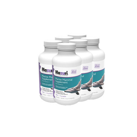 Mazuri Marine Mammal Supplement with Vitamin C 5B41 (Case)