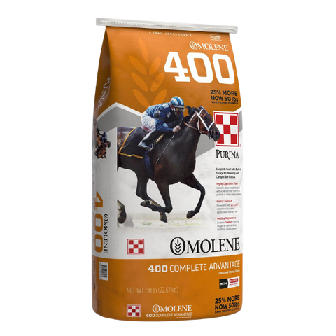 Purina Omolene 400 Complete Advantage Horse Feed
