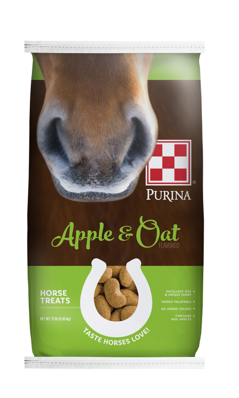 Purina Horse Treats - Apple & Oats Flavored 35BG