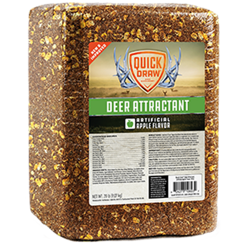 Quick Draw Apple Flavored Deer Attractant Block 545A - 20lb