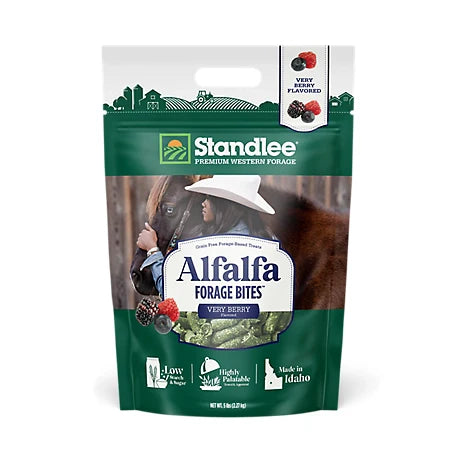 Alfalfa Forage Bites - Very Berry Flavored