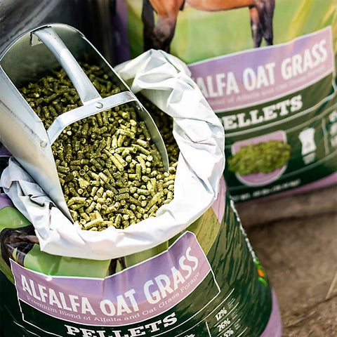 Alfalfa Oat Grass Pellets
