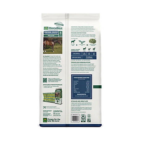 Certified Timothy Grass Pellets - 40lbs