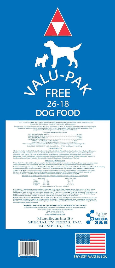 Valu-Pak Free 26-18 Active Adult