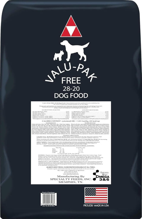 Valu-Pak Free 28-20 Performance