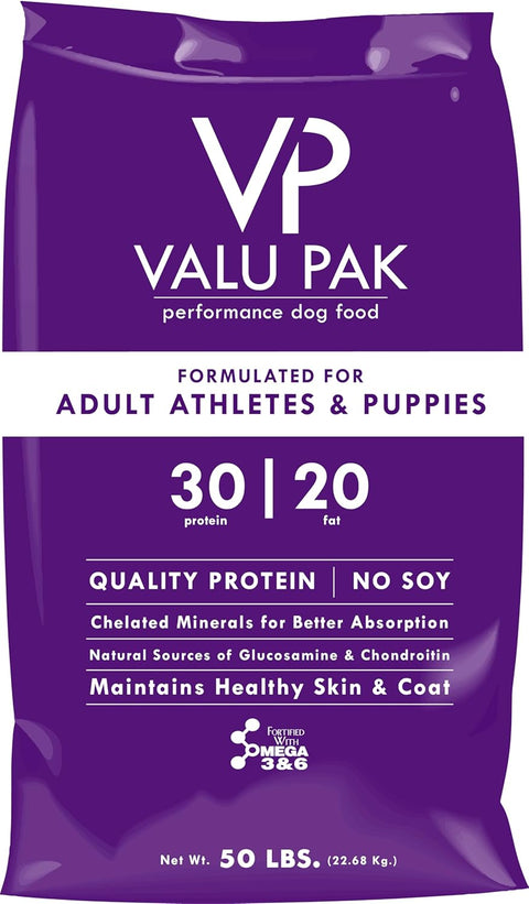 Valu-Pak Free 30-20 Adult Athletes & Puppies