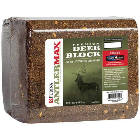 Purina AntlerMax Deer Block CL GD 520N - 33lb