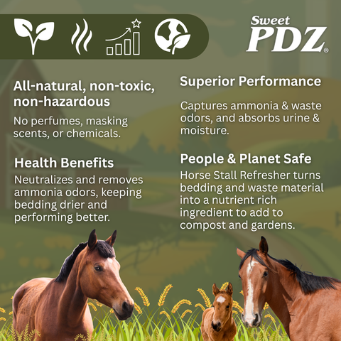 Sweet PDZ Horse Stall Refresher Powder - 40lb