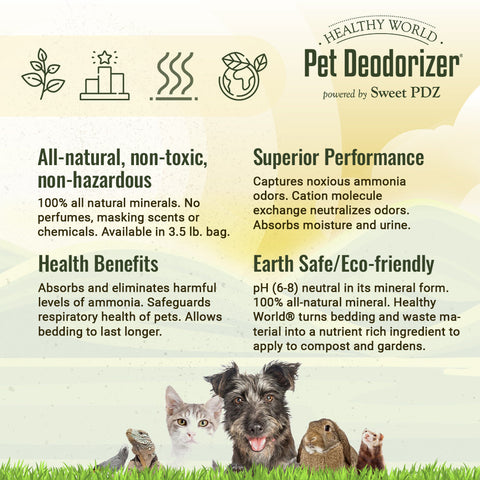 Healthy World Pet Deodorizer - 3.5lb