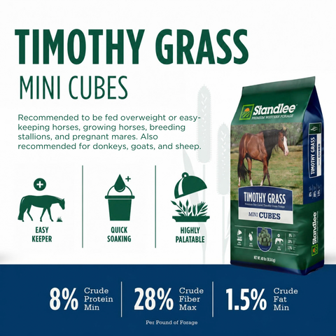 Timothy Mini Cubes - 40lb
