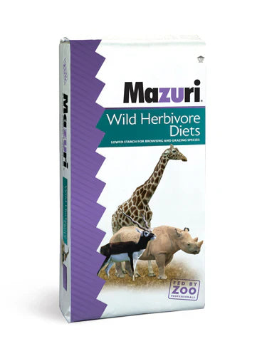 Mazuri Wild Herbivore Hi-Fiber Diet 5ZF1 - 50lb