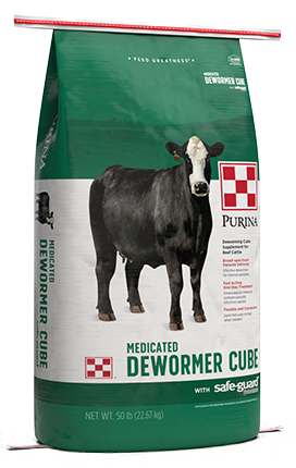 Purina Safe Guard Cattle Cube Dewormer 312V - 50lb
