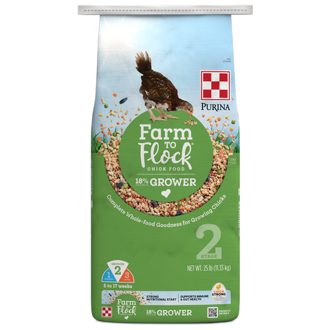 Purina Farm to Flock 18% Grower Chick 628N - 25lb