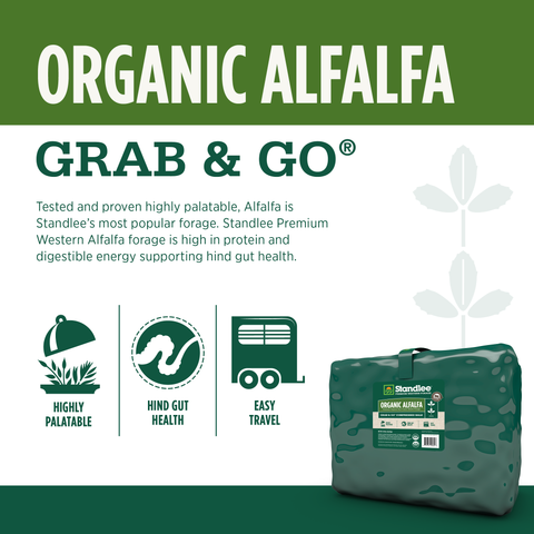 Organic Alfalfa Grab & Go Bale - 50lbs