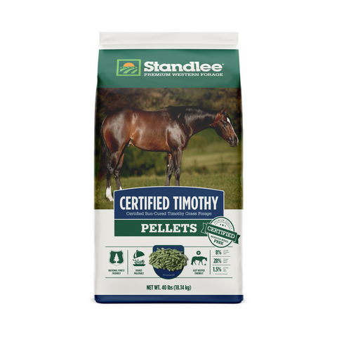 Certified Timothy Grass Pellets - 40lbs