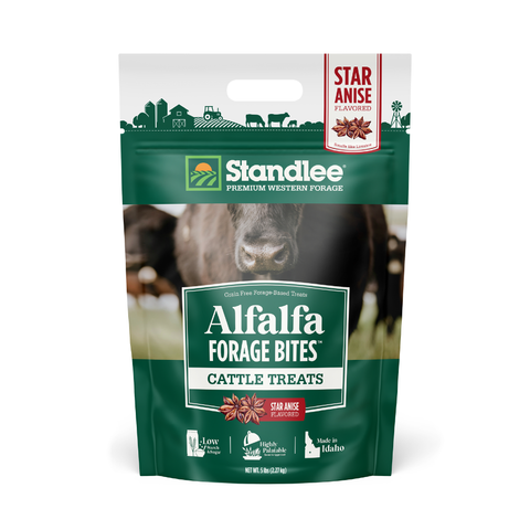 Alfalfa Forage Bites for Cattle - Star Anise Flavored