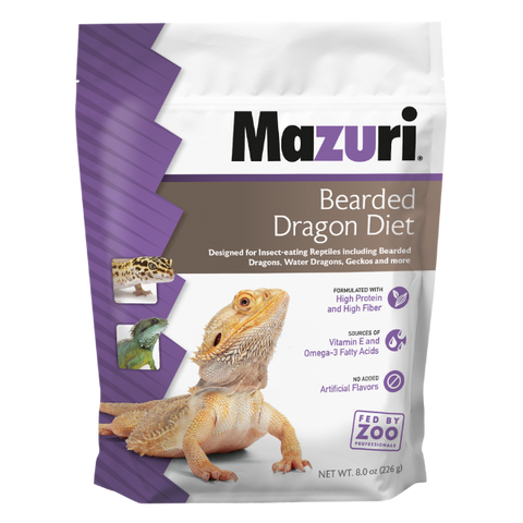 Mazuri Bearded Dragon Diet 8 oz 5MKJ
