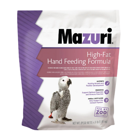 Mazuri High-Fat Hand Feeding Formula 5ZM5. 4-lb bag.