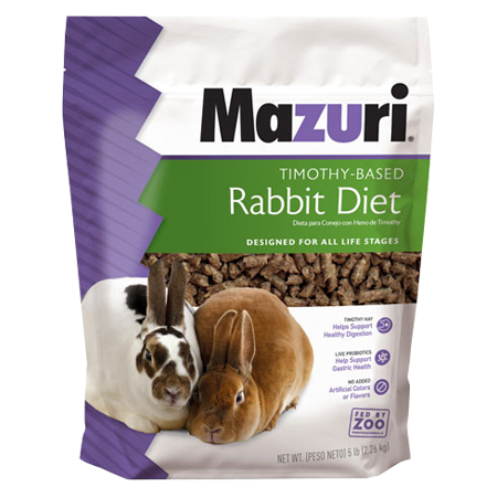 Mazuri Rabbit Diet With Timothy Hay 5lb 5M15