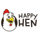 Happy Hen Black Logo 