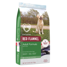 Red Flannel Adult Formula Dog Food 40-lb