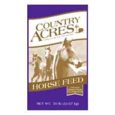 Purina Country Acres 12% HF Horse Feed 50-lb bag