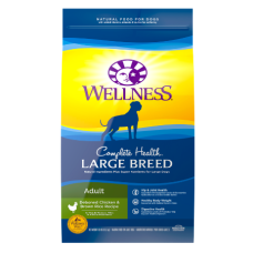 Wellness Large Breed Complete Health Adult Deboned Chicken & Brown Rice Recipe Dry Dog Food