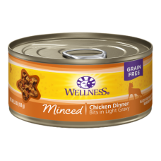 Wellness Minced Chicken Dinner Grain-Free Canned Cat Food