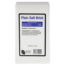 Roto Sal Plain White Salt Brick