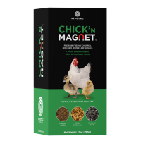 Chick'n Magnet by Pivotal Feeds. For laying hens.