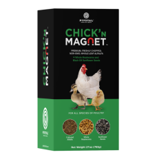 Chick'n Magnet by Pivotal Feeds. For laying hens.