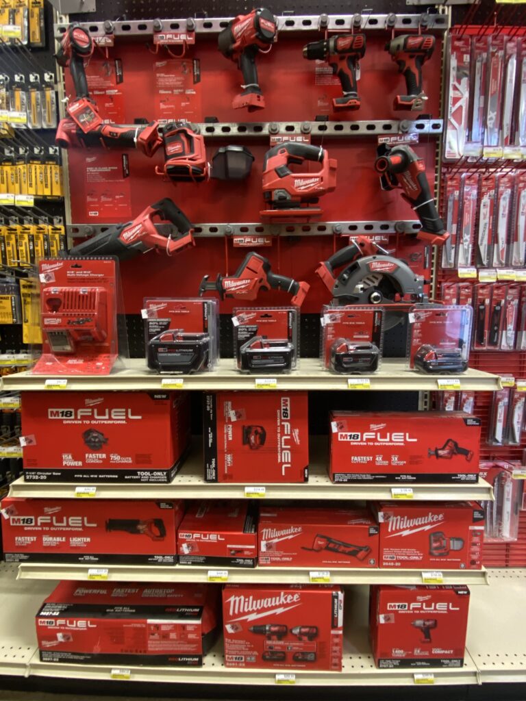 Milwaukee Power tools at Argyle Feed Store